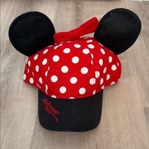 Kids Disney Red and White Minnie Mouse Hat